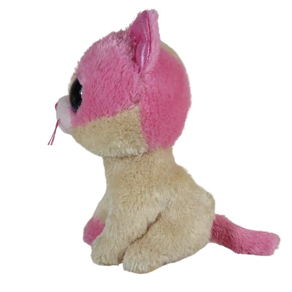 Ty Annabelle Beanie Boo Cat Plush Pink Glitter Eyes RARE Exclusive - Picture 5 of 16